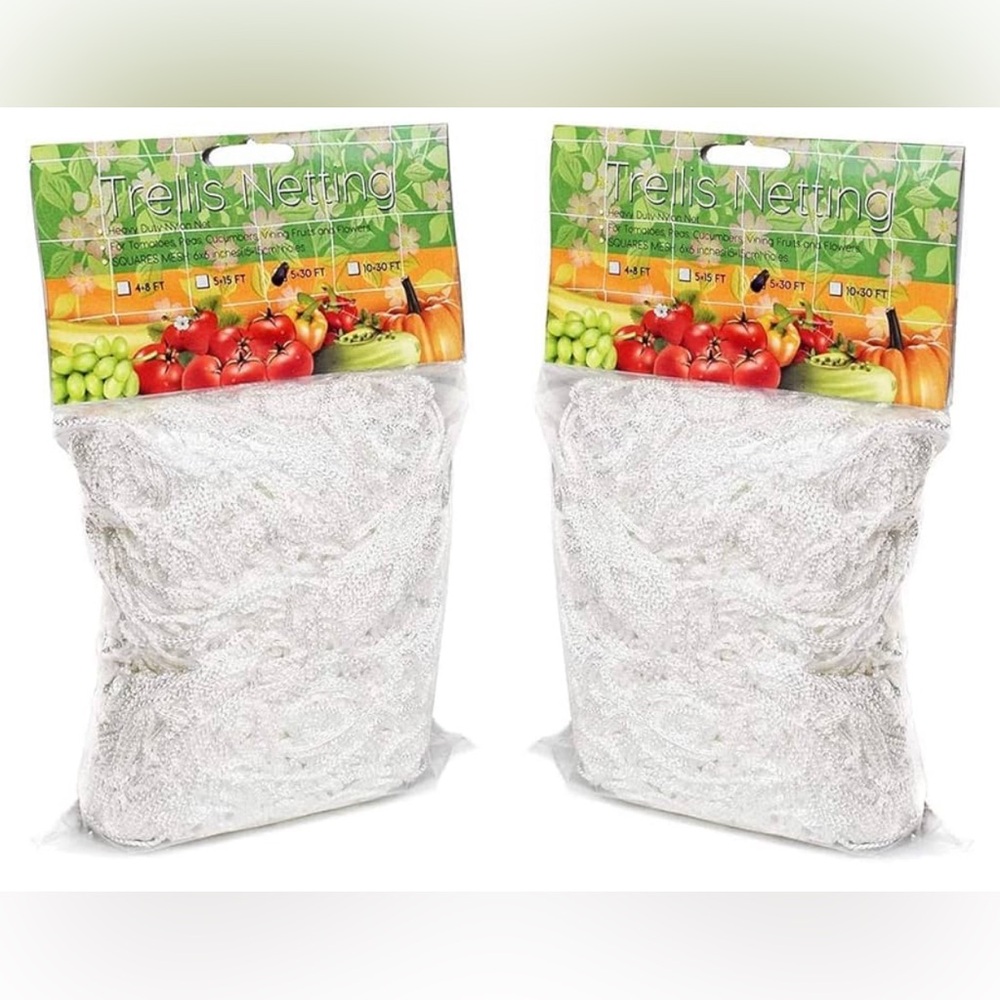 White Trellis Netting Set
